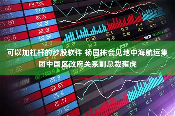 可以加杠杆的炒股软件 杨国栋会见地中海航运集团中国区政府关系副总裁雍虎